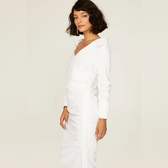 💜Sergio Hudson Asymmetrical Button Up Dress💜 - Picture 2 of 12